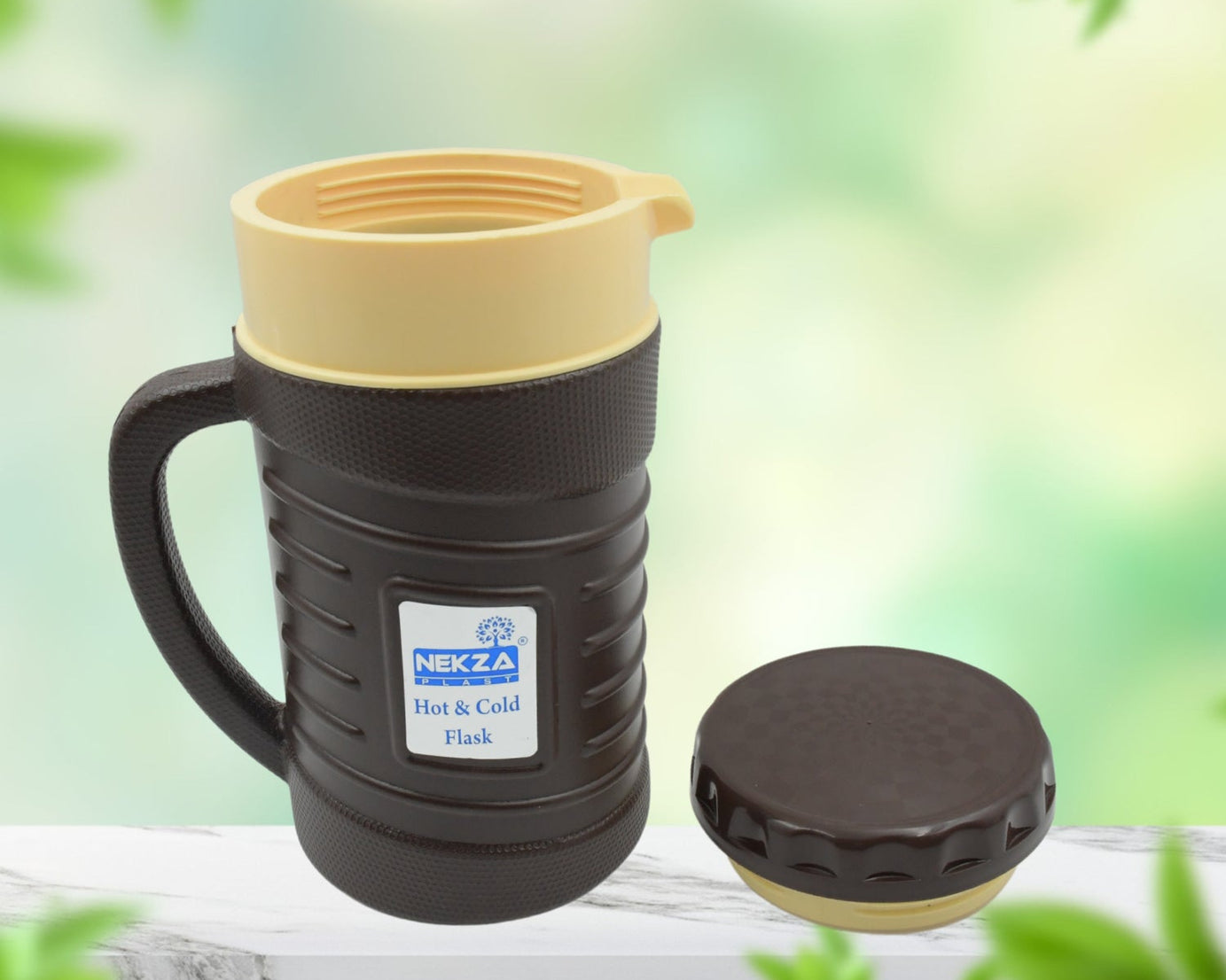 Stainless Steel Thermos Flask (Multiple Sizes): Travel Mug, Coffee, Tea (Leakproof)