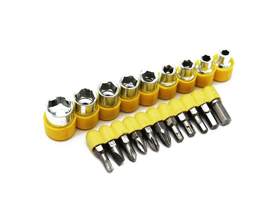 24 pcs tool set with ratchet and spanner.