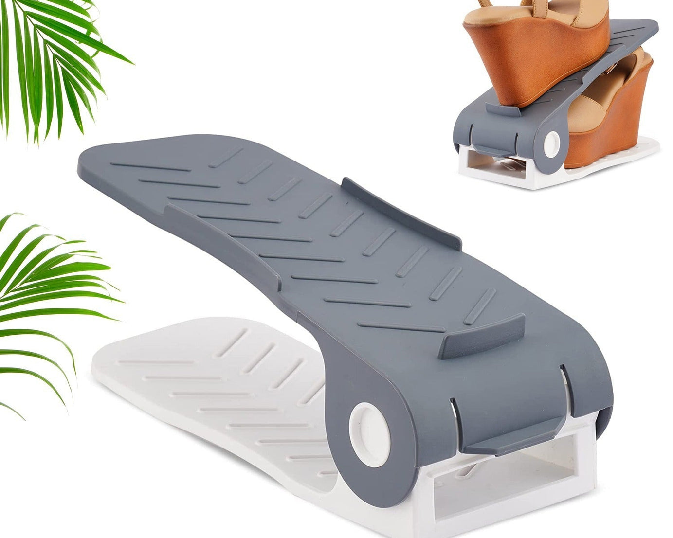 Adjustable Shoe Organizer (1 Pc): Space-Saving Storage