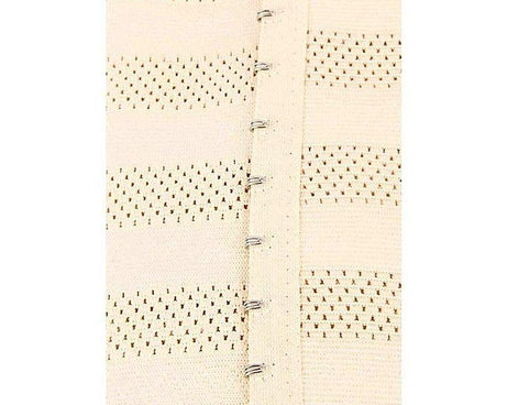 Adjustable waist cincher belt with double hooks for effective shaping and support, large size.