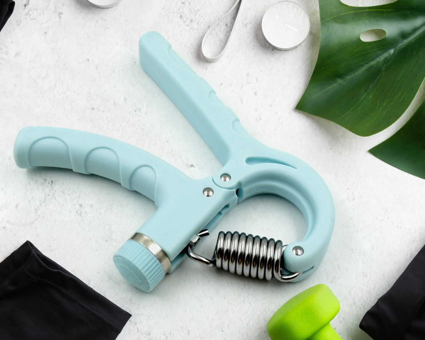 Gym Fitness Hand Grip Men Adjustable Finger Heavy Exerciser Strength for Muscle Recovery Hand Gripper Trainer strengthener (1 Pc)