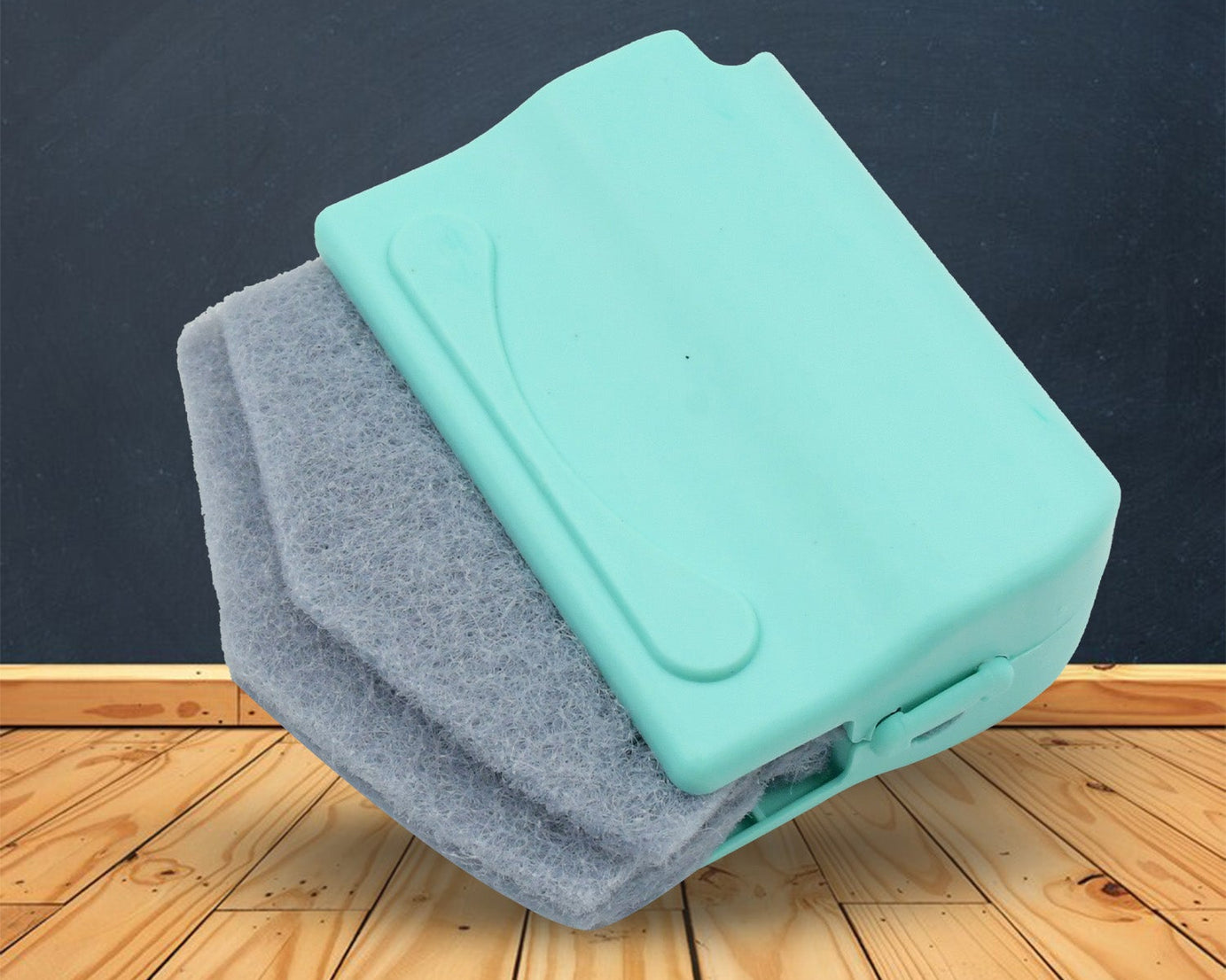 Compact brush for cleaning window tracks