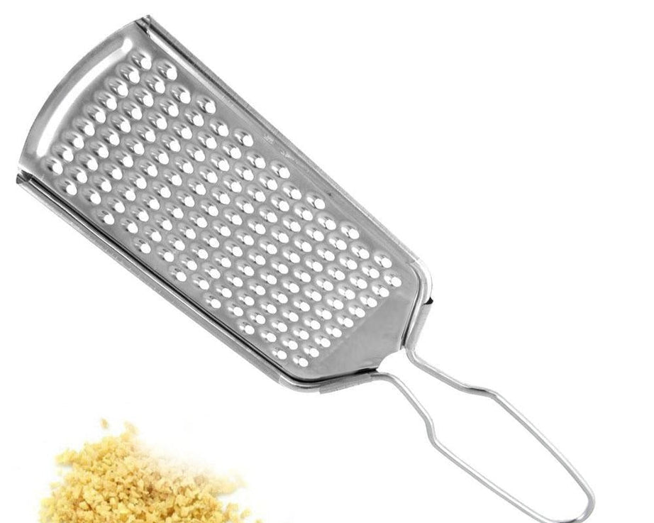 High-quality stainless steel grater ideal for zesting citrus and grating nutmeg and cheese.