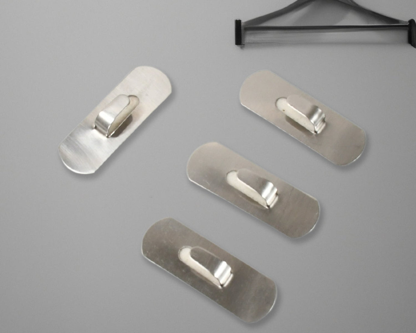 Self- Adhesive Hooks, Heavy Duty Wall Hooks Hangers Stainless Steel Waterproof Sticky Hooks for Hanging Robe Coat Towel Kitchen Bathroom and.