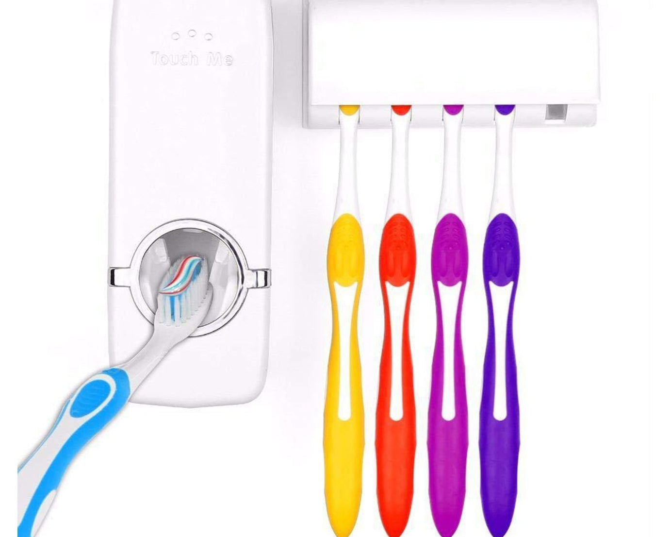Toothpaste Dispenser & Tooth Brush Holder