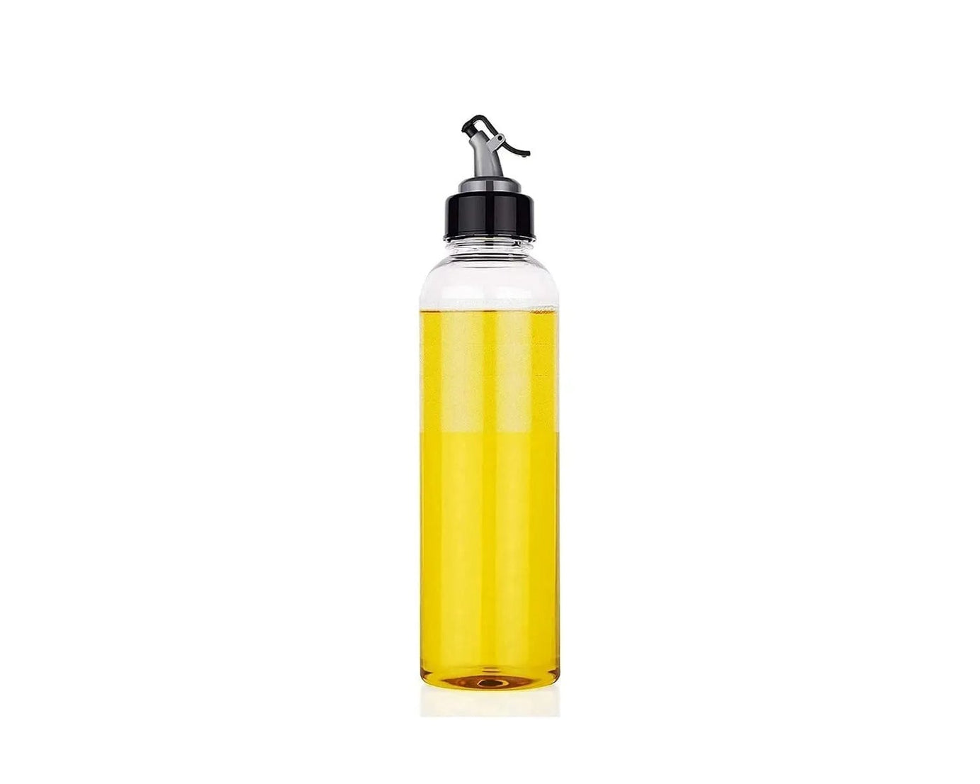 1 liter oil dispenser, clear with drip-free spout