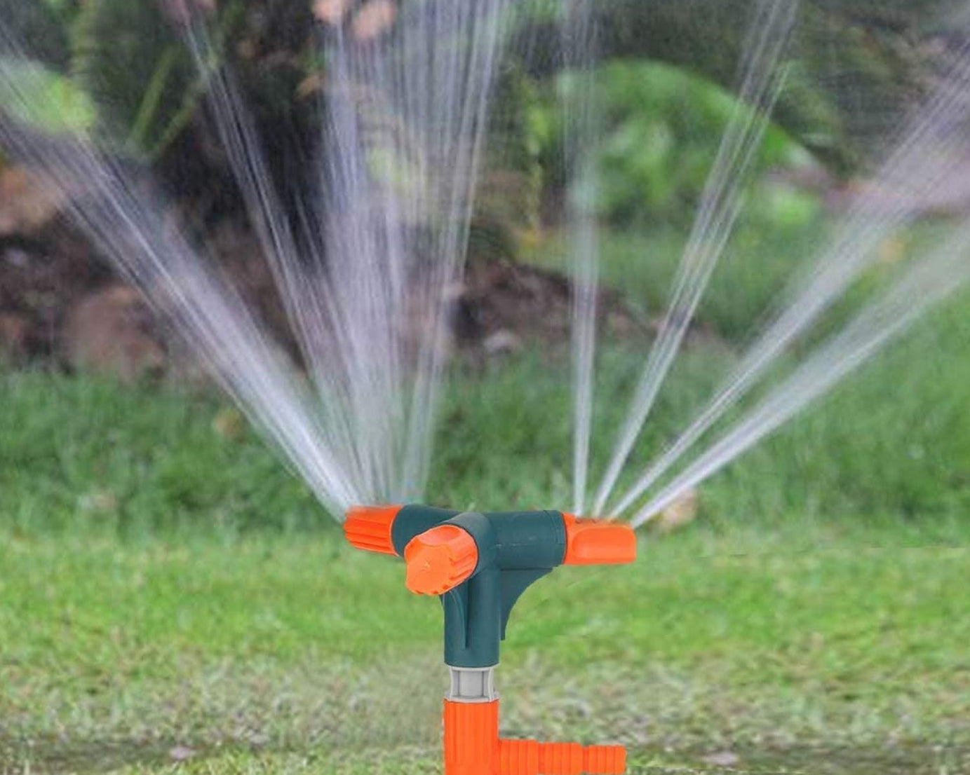 3 Arm 360° Rotating Garden Sprinkler