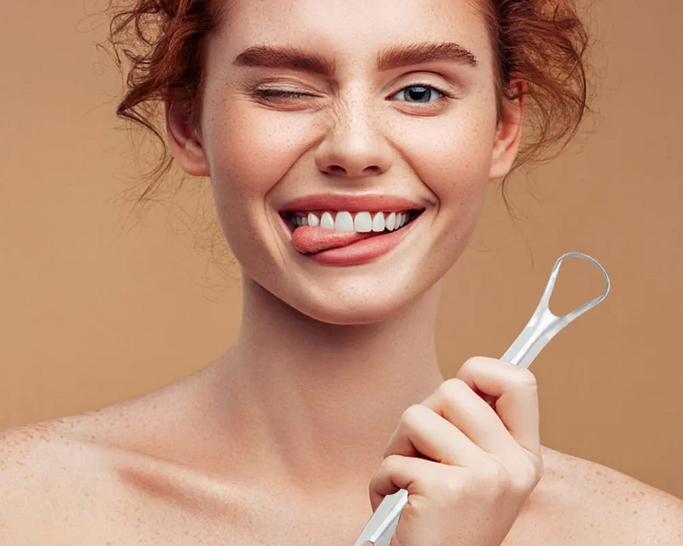 Tongue Cleaners With Metal Case