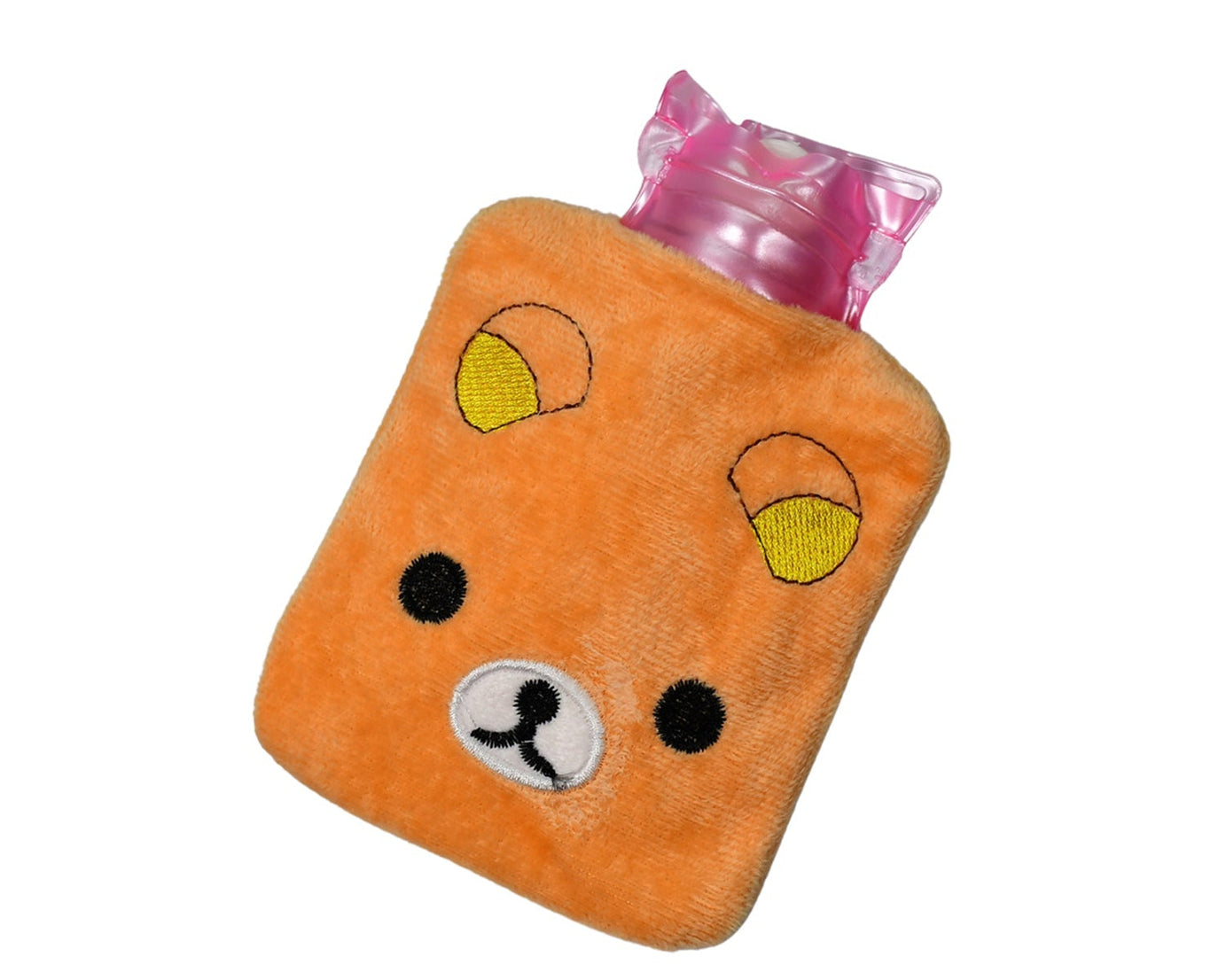 6503 Orange Panda small Hot Water Bag with Cover for Pain Relief, Neck, Shoulder Pain and Hand, Feet Warmer, Menstrual Cramps.