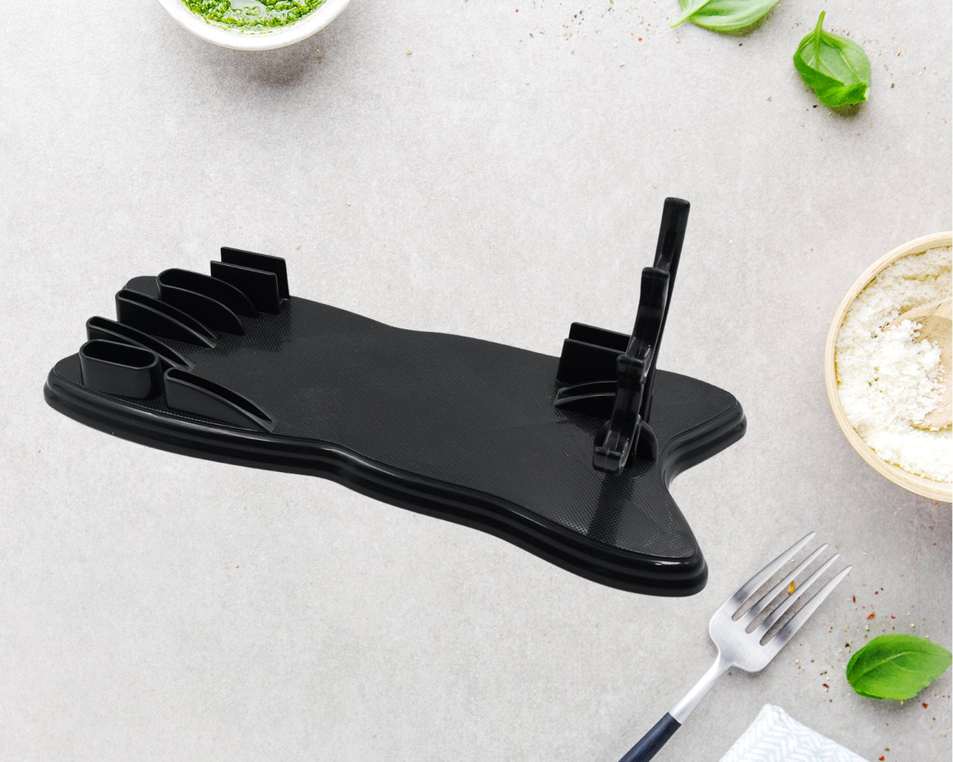 Plastic Kitchen Knife Drawer Organizer, Knife Stand Storage for your kitchen. Replace your knife block with a revolutionary product. Clear your counter top of clutter, and easily identify the desired knife (1pc)