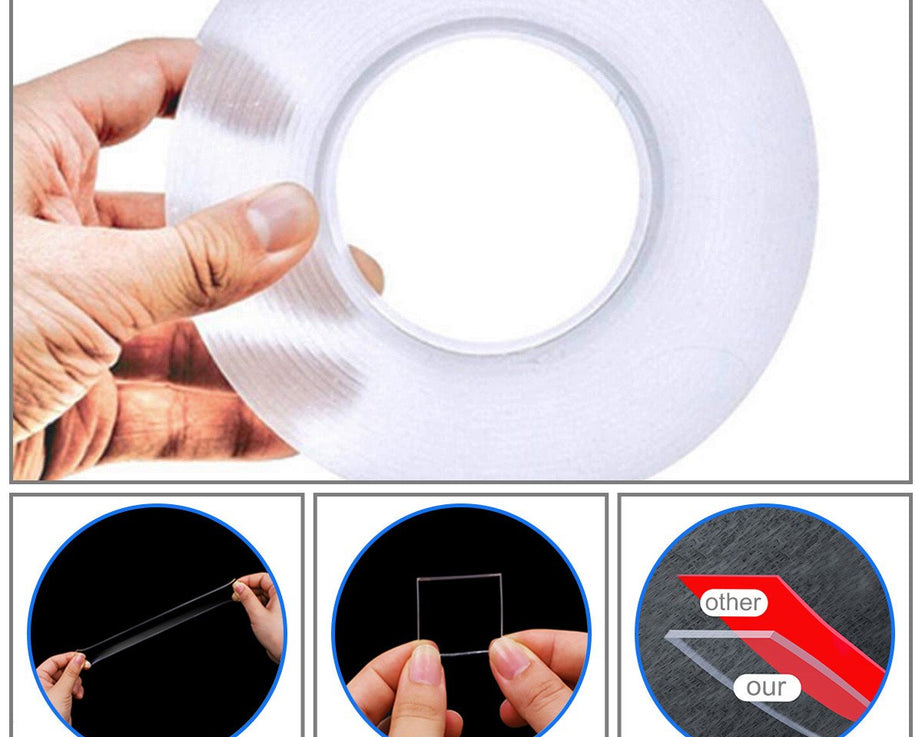 Traceless nano adhesive tape, 3 meters