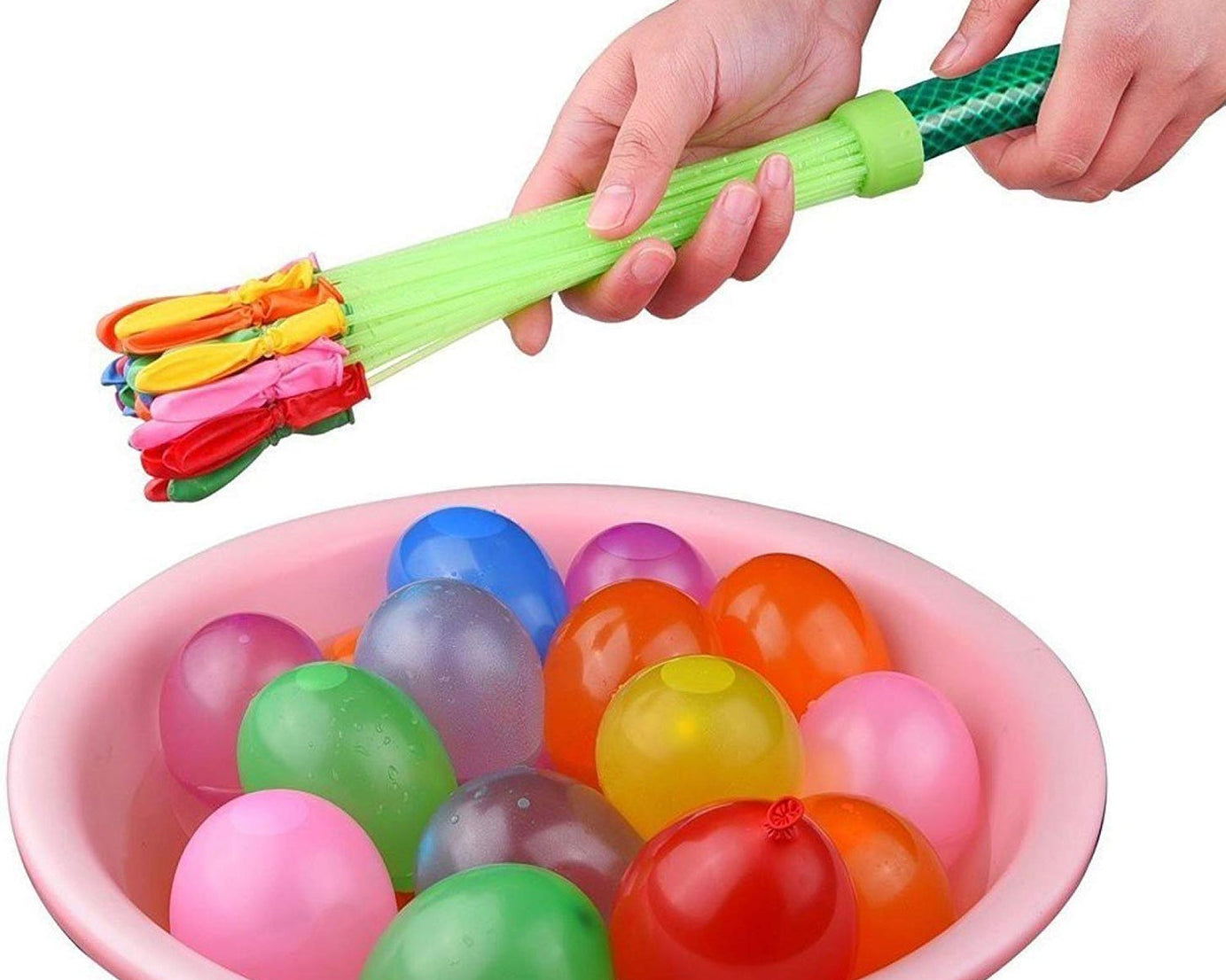 Holi Magic Water Balloons for Kids - 111 pcs (Multicolor)