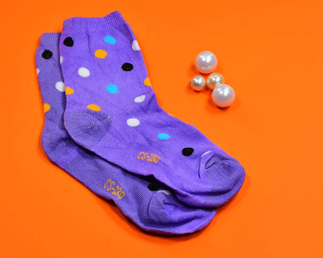 1 PAIR SOCKS PRINTED TRENDY MULTIPLE DESIGNER SOCKS (3 Different Size / Mix Design)<br>