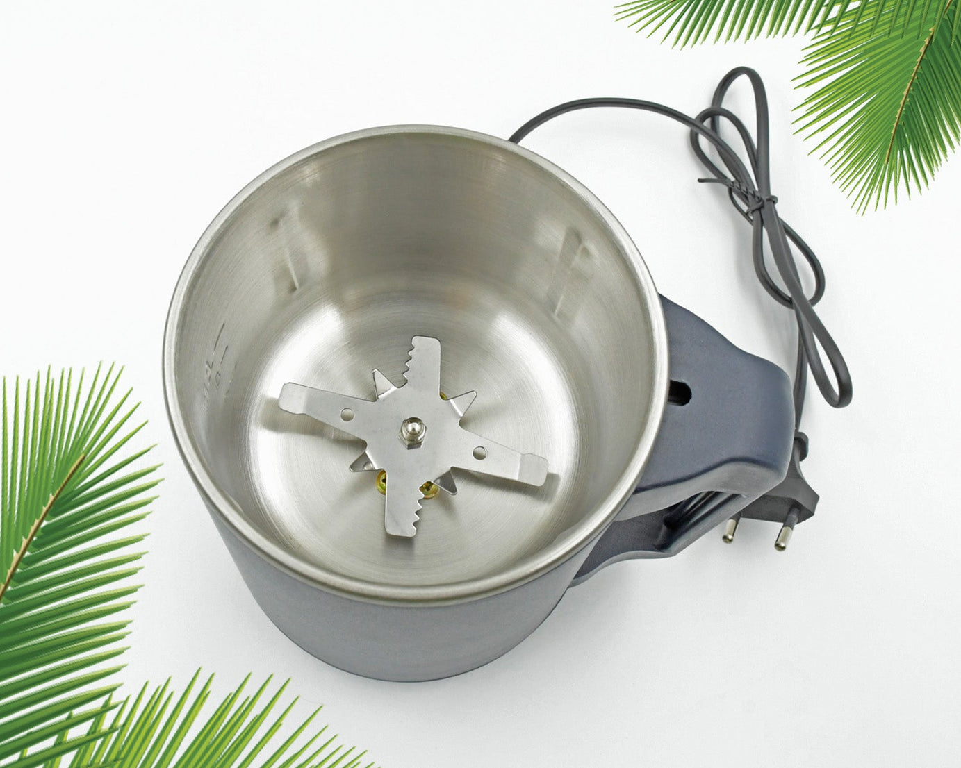 Electric Coffee Powder Grinding Machine, Stainless Steel Electric Spice Grinder Fine Powder, Multifunctional Powder Grinder for Kitchen, Coffee Grinder Machine for Home (300 Watt)