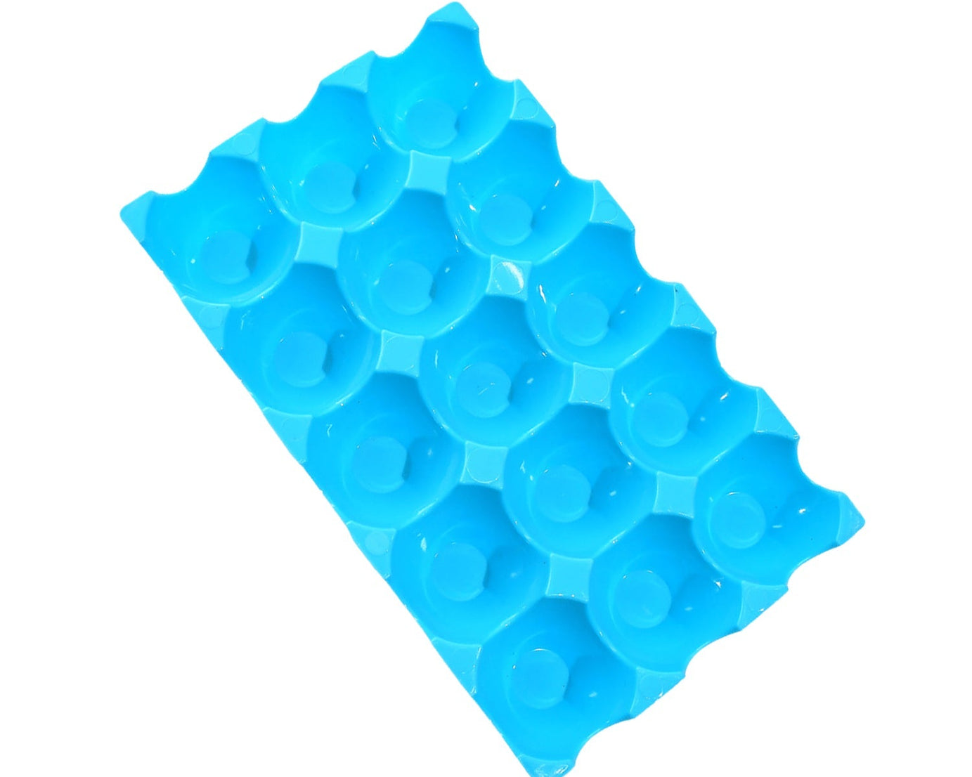 Plastic egg storage tray