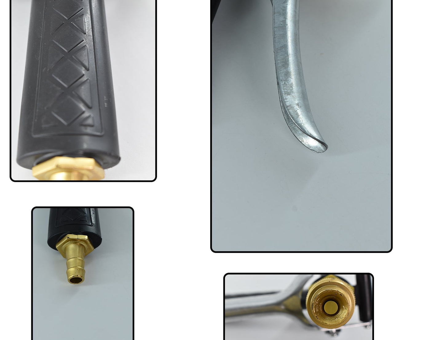 Durable Gold Color Trigger Hose Nozzle Water Lever Spray