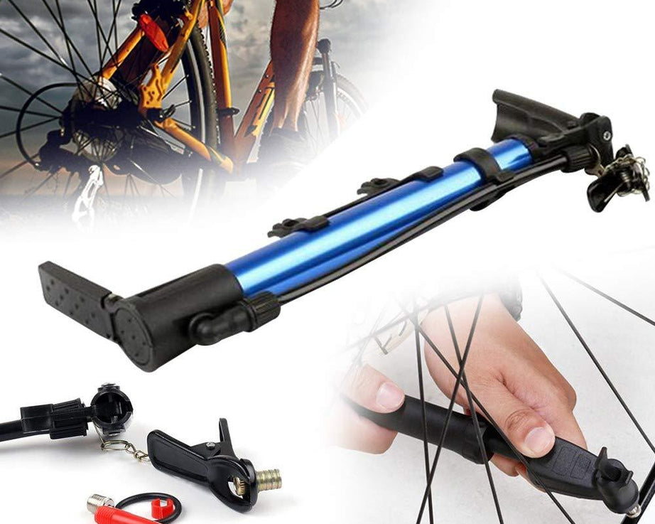 Aluminum Mini Bicycle Air Pump (Multicolor)