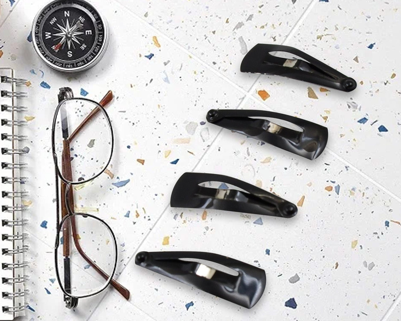 Metal Hair Clips Set