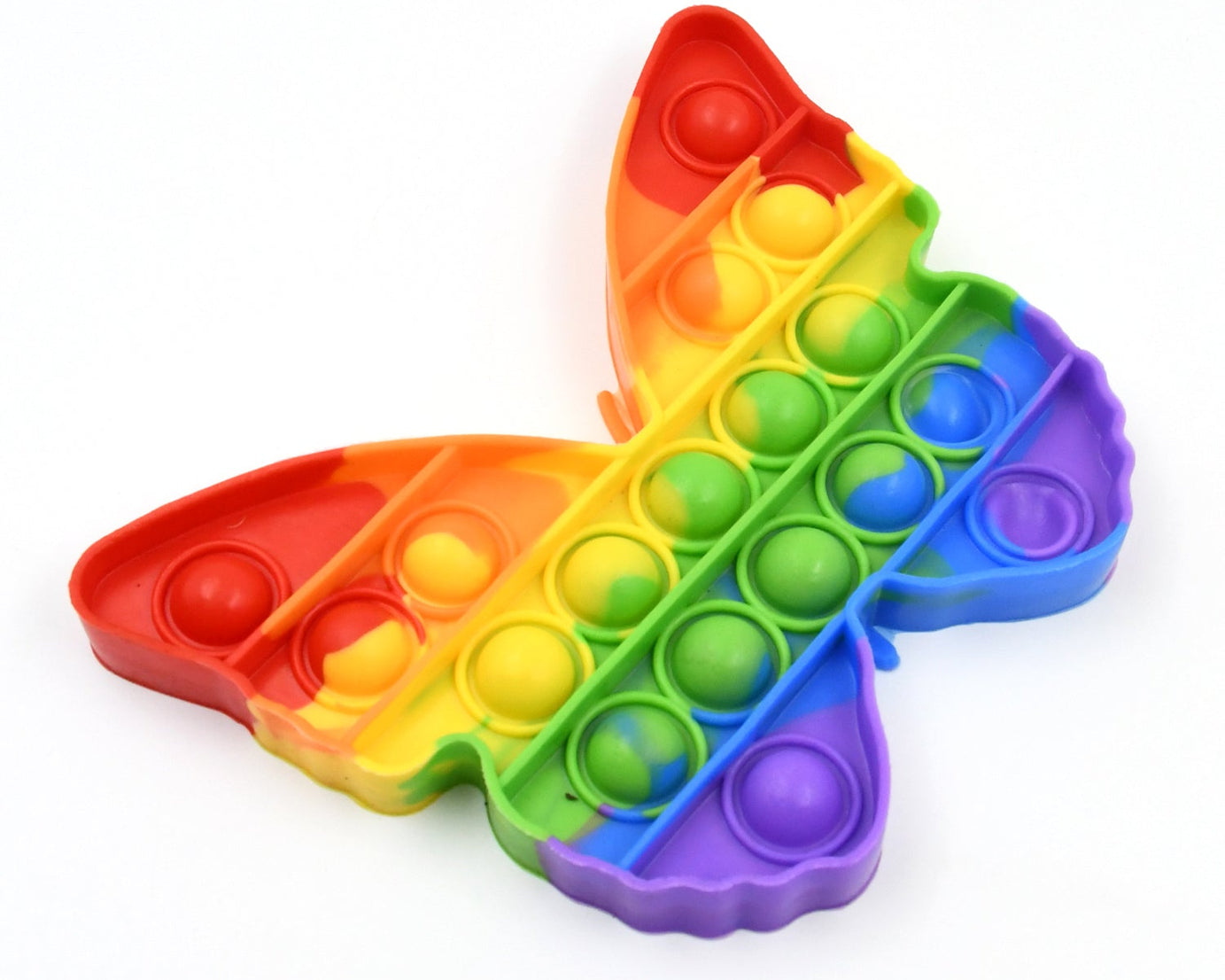 Pop Fidget Toy Push Pop Bubble Fidget Sensory Toy for Kids and Adults Fidget Popper Stress Reliever Sensory Fidget Poppers (Butterfly & Car Shape / 1 Pc)