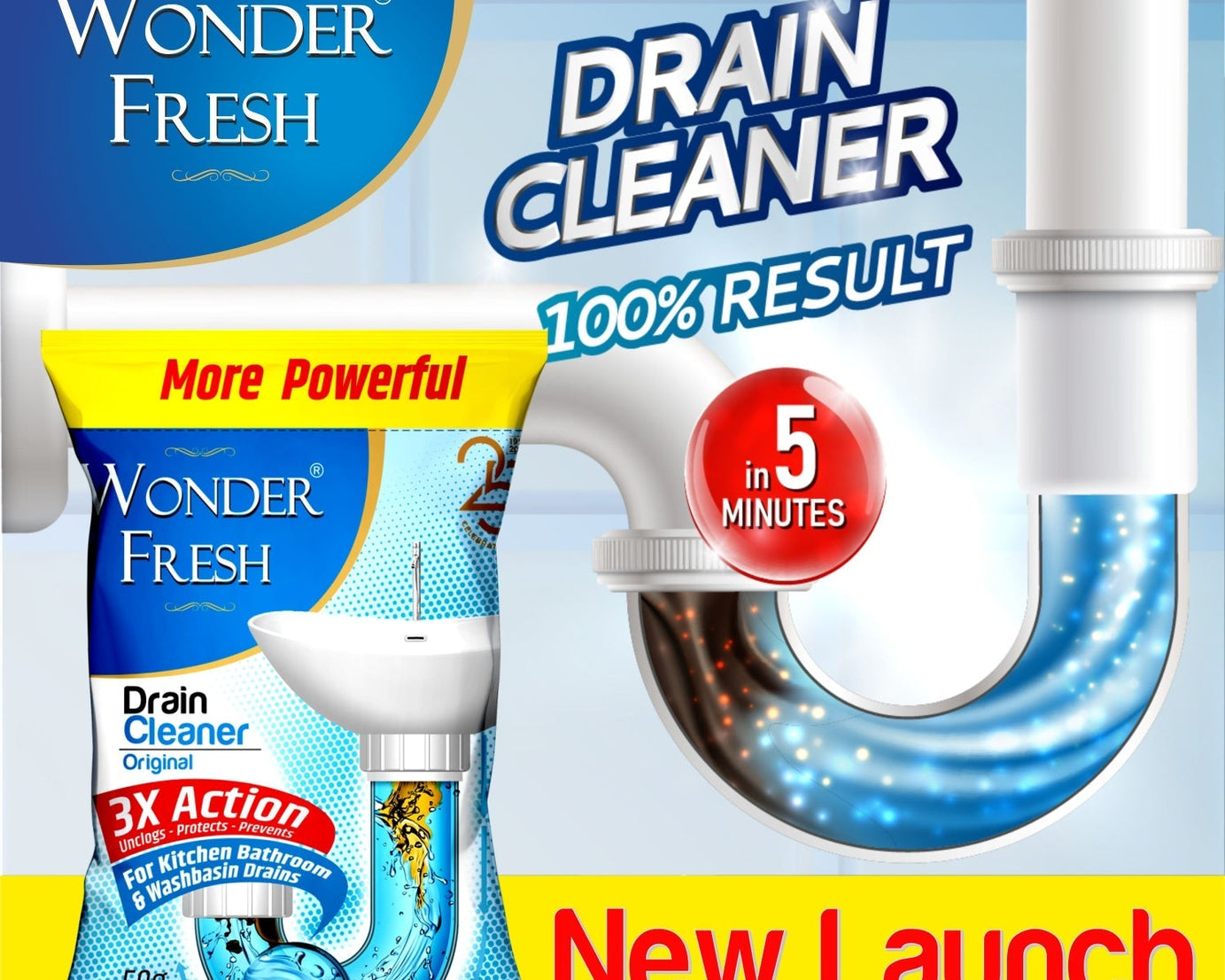 Pipe cleaner powder for 50 gram pack