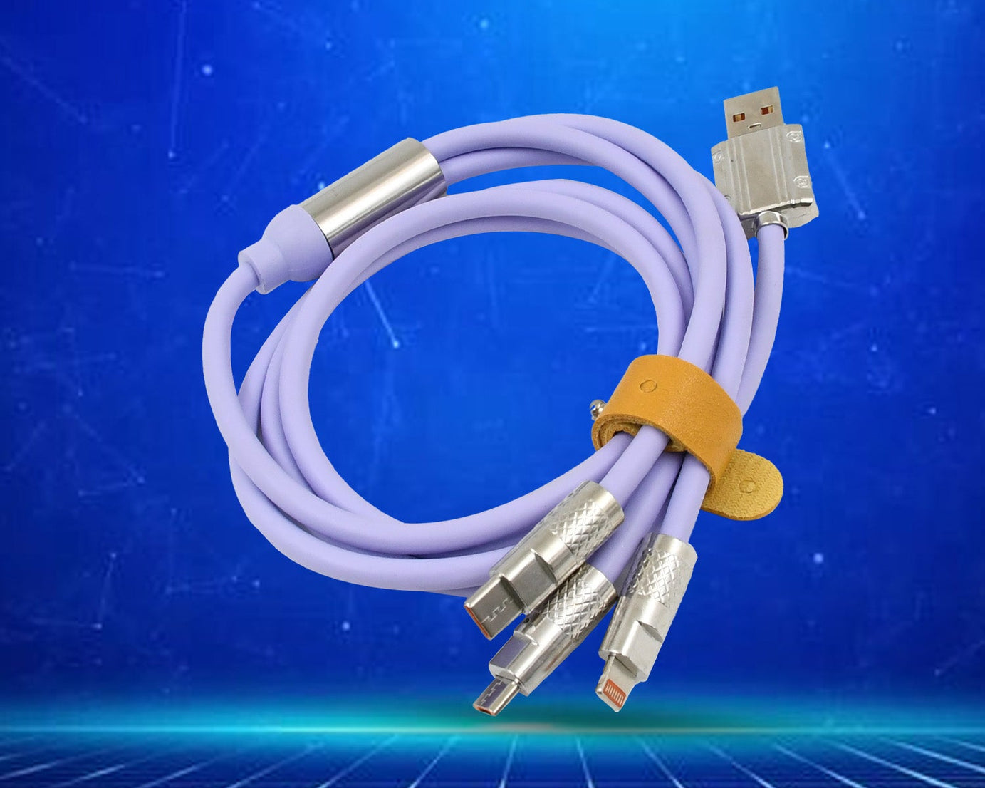 3 in 1 Multi Super Fast Charging Cable (1 Pc)