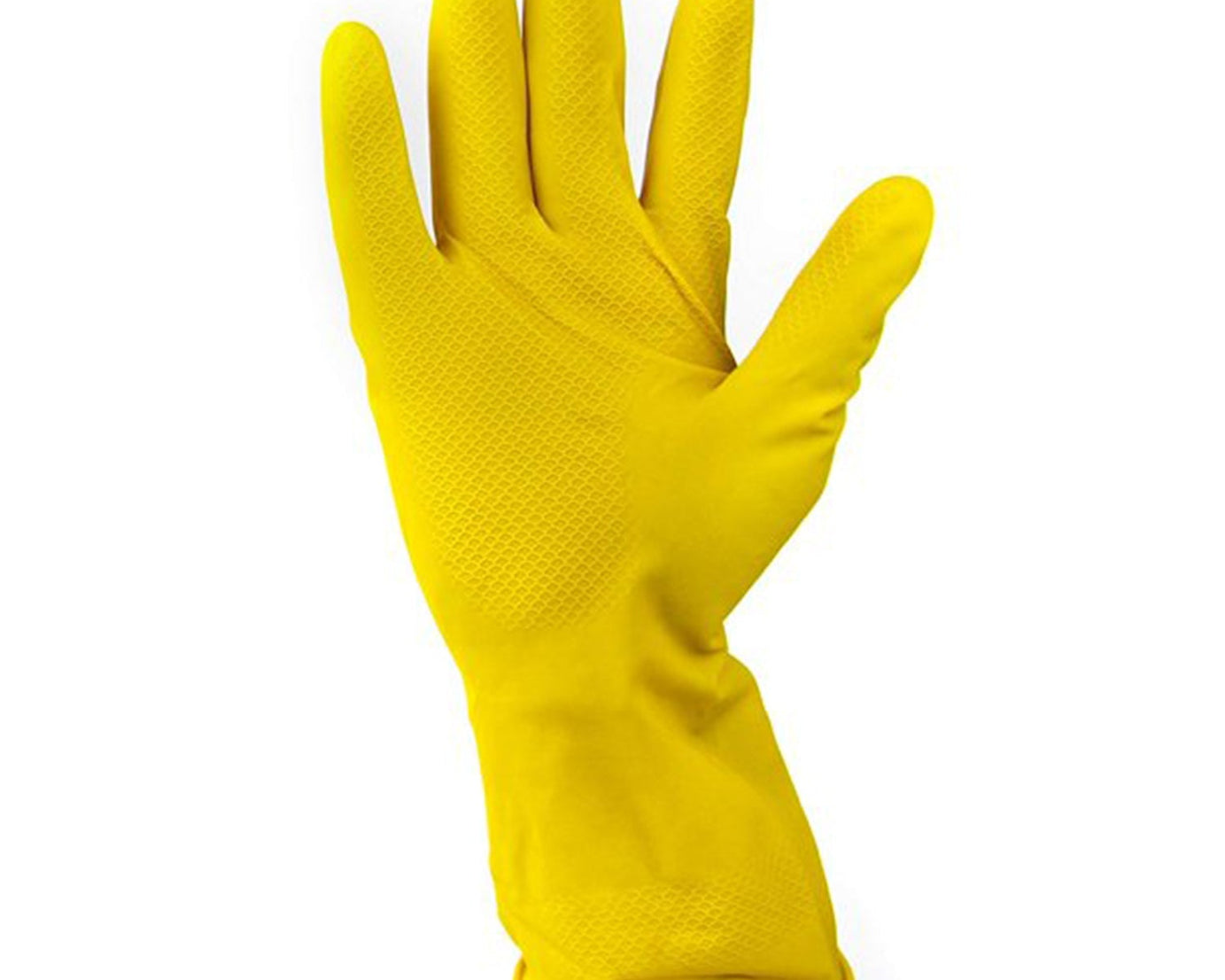Pair of medium yellow gloves for multiple purposes