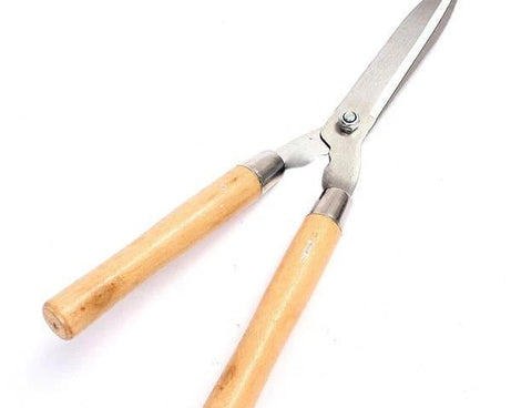 Wooden Handle Hedge Shears, Bush Clipper