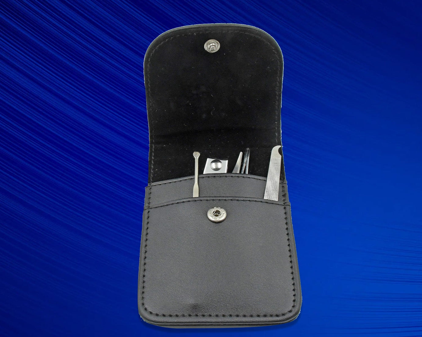 6-in-1 Professional Nail Care Kit: Clippers, Scissors & More (Travel or Home)