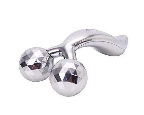 Facial massager with 3D roller action.