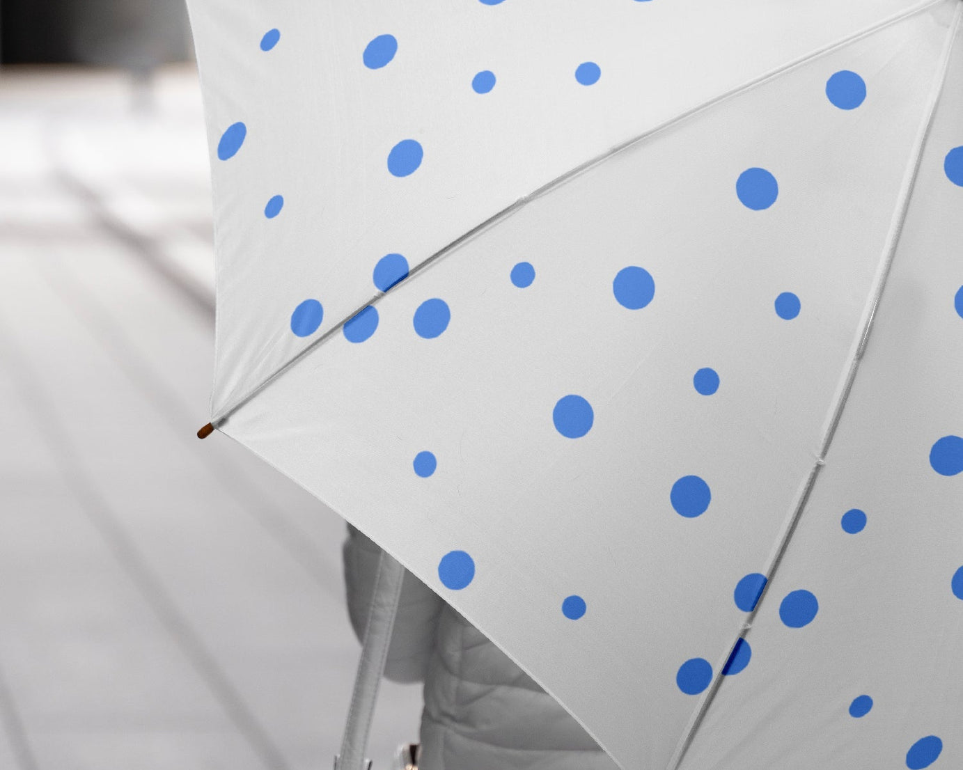 Dot printed umbrella multicolor