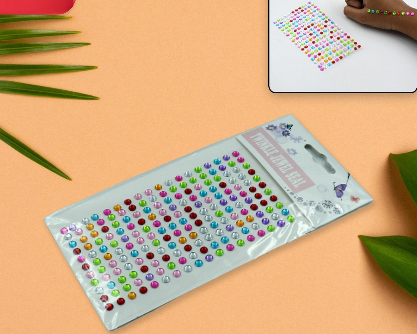 SpaceSelf Adhesive Multi Size Shaped Shining Stones Crystals Stickers For Art & Craft, Mobile Phone Decoration, Jewelery Making, School Projects, Creative Work