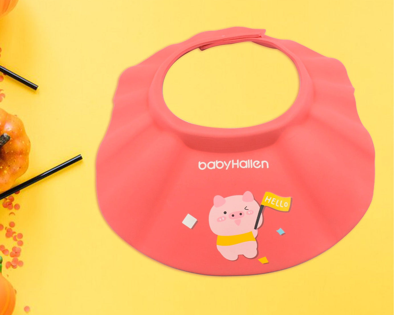 Tear-Free Bath Time: Adjustable Baby Shower Cap (Protects Eyes & Ears)