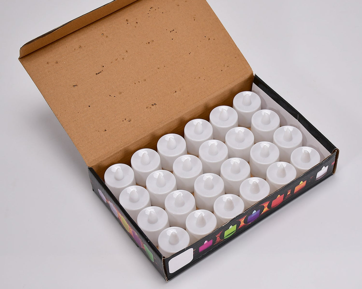 Red flameless LED tea lights