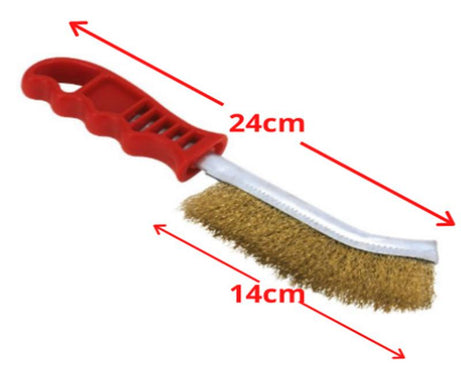 Stainless steel wire brush for rust cleaning