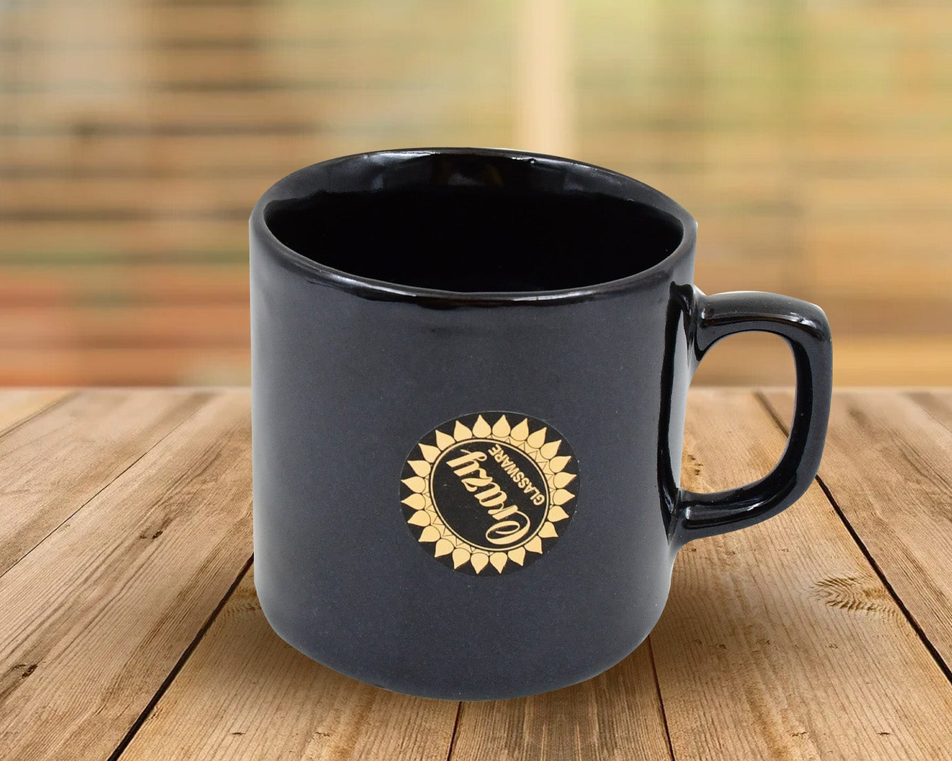 Hide & Seek Ceramic Tea / cups With Round Serving Bowl (4 Pcs set)