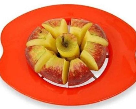 Fruit slicer with stainless steel blades