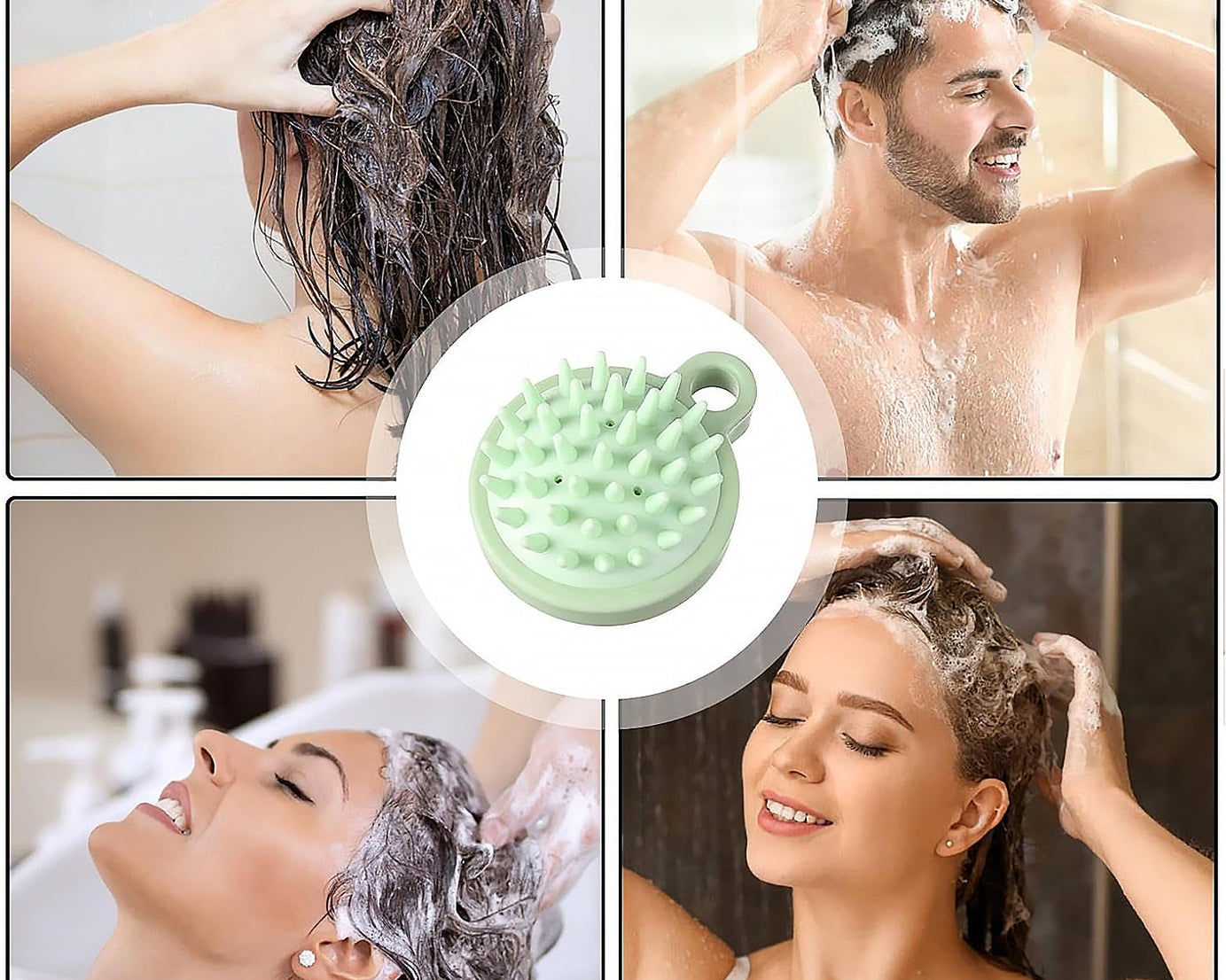 Comb Scalp Massage Brush, Hair brush, Hair Comb, Shower Brush, Bath Massage Brush, Small Portable Brush Washable Massage Comb Bath Shampoo Massages Effectively Remove Loose Short Hair