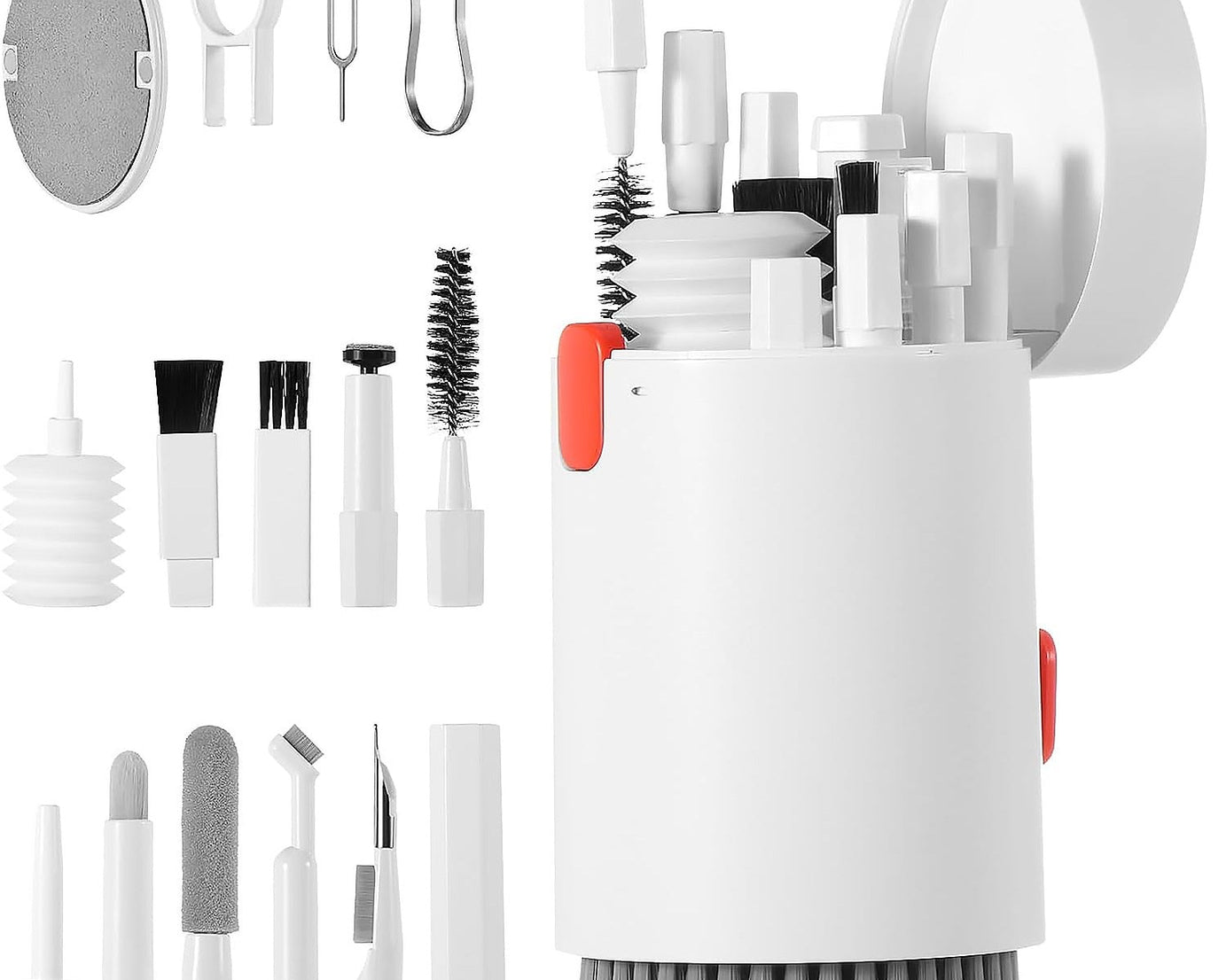 Keyboard Cleaner Kit, 20-in-1 Laptop Phone Screen Cleaning Kit, Keyboard Cleaning Kit with Electronic Cleaning Brush Spray for AirPods Pro, iPad, iPhone Pro, Camera, Computer Cleaning 