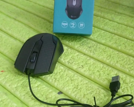 Computer / Laptop Wired Optical Mouse (1 Pc)