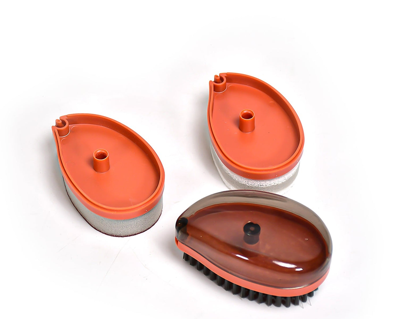 Plastic Wet and Dry Brush for home  (Multicolor, 3 Units)