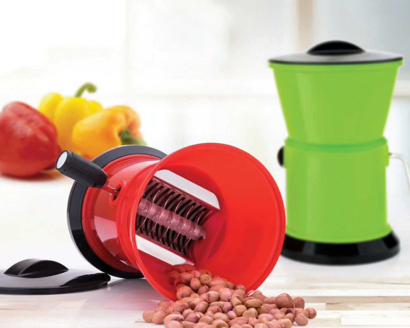 Multi-functional chilly cutter with an effective blade for grinding