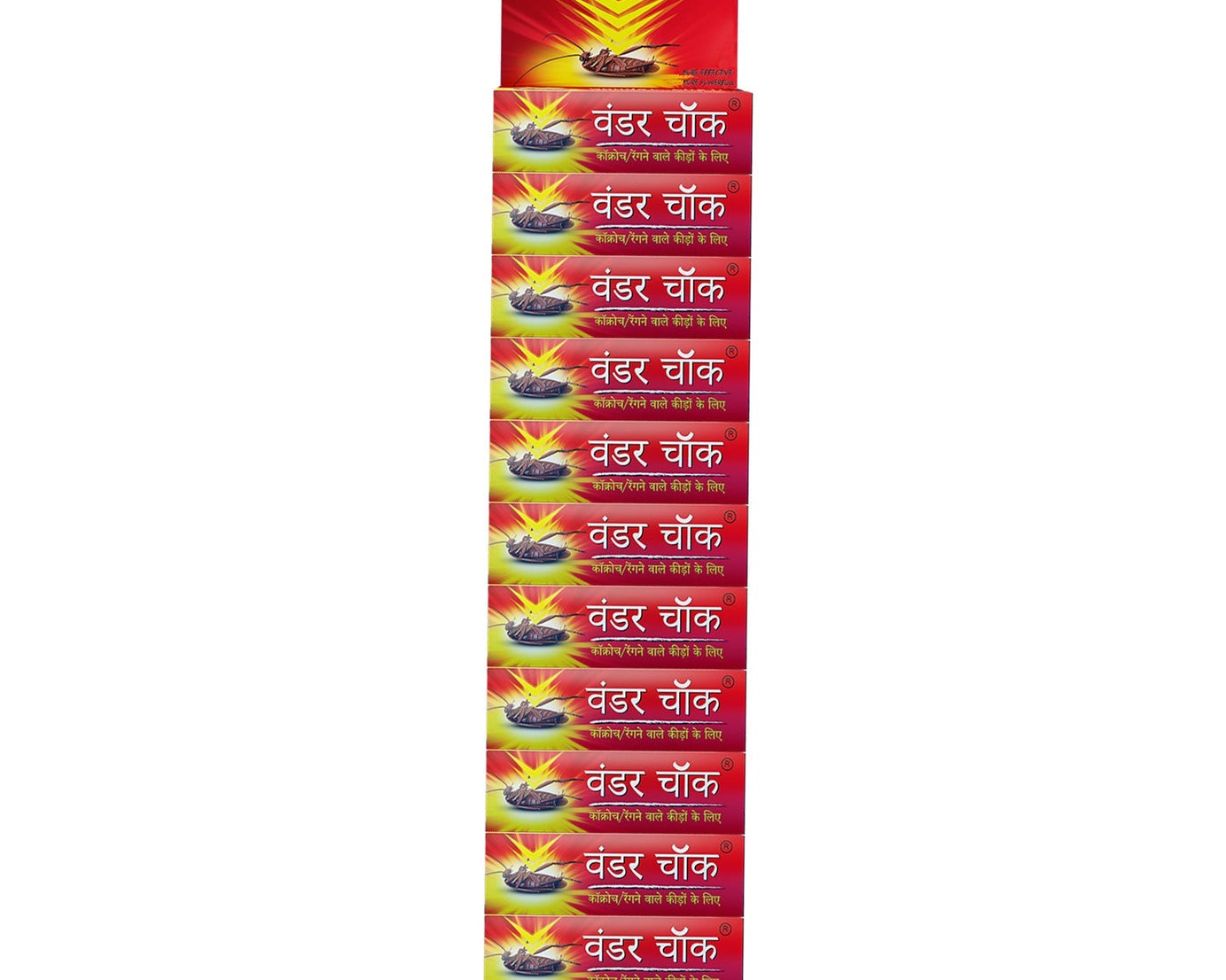 Pack of cockroach killer chalk.