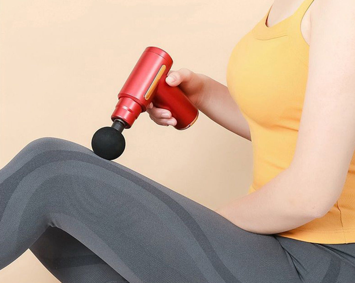 Effective body massage machine with deep tissue percussion for pain relief.