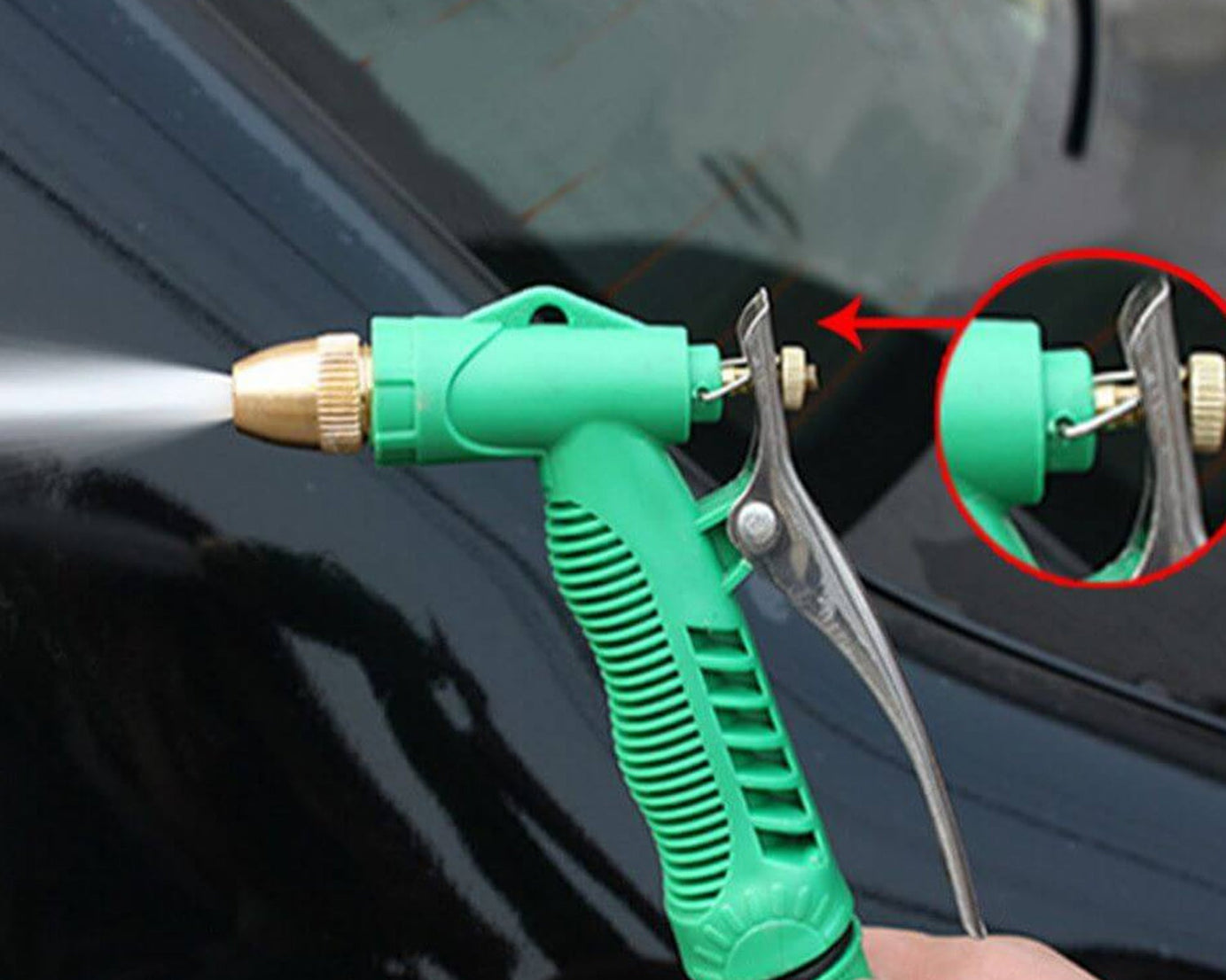 0590 Durable Hose Nozzle Water Lever Spray Gun 