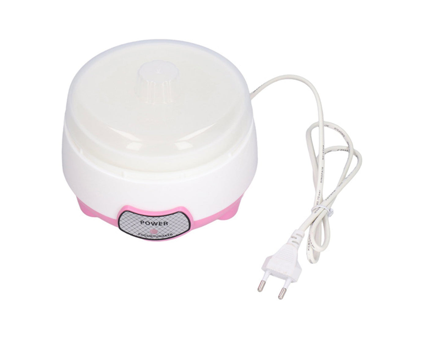 Electric yogurt maker for homemade yogurt preparation at home.