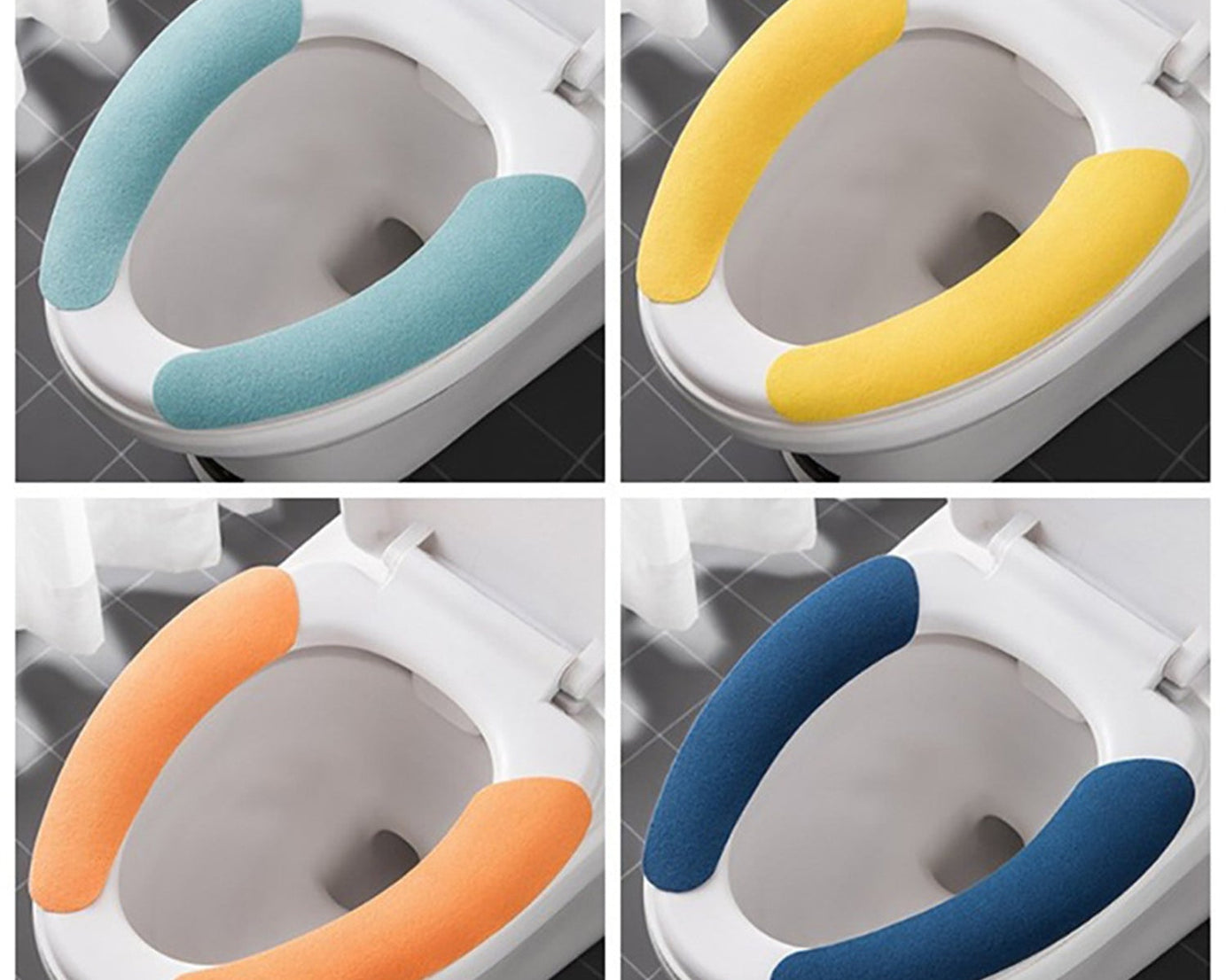 Toilet Seat Cover, Toilet Seat Cushion Soft and Warm Washable Toilet seat Cover Pads Comfortable