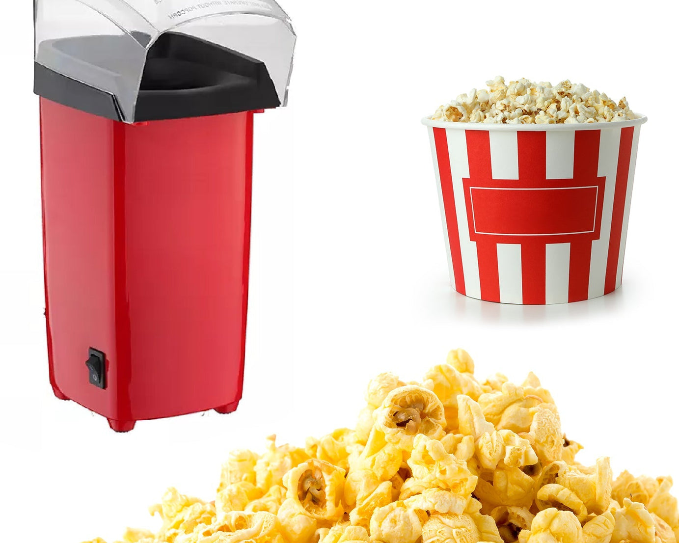 Electric popper maker machine for snacks