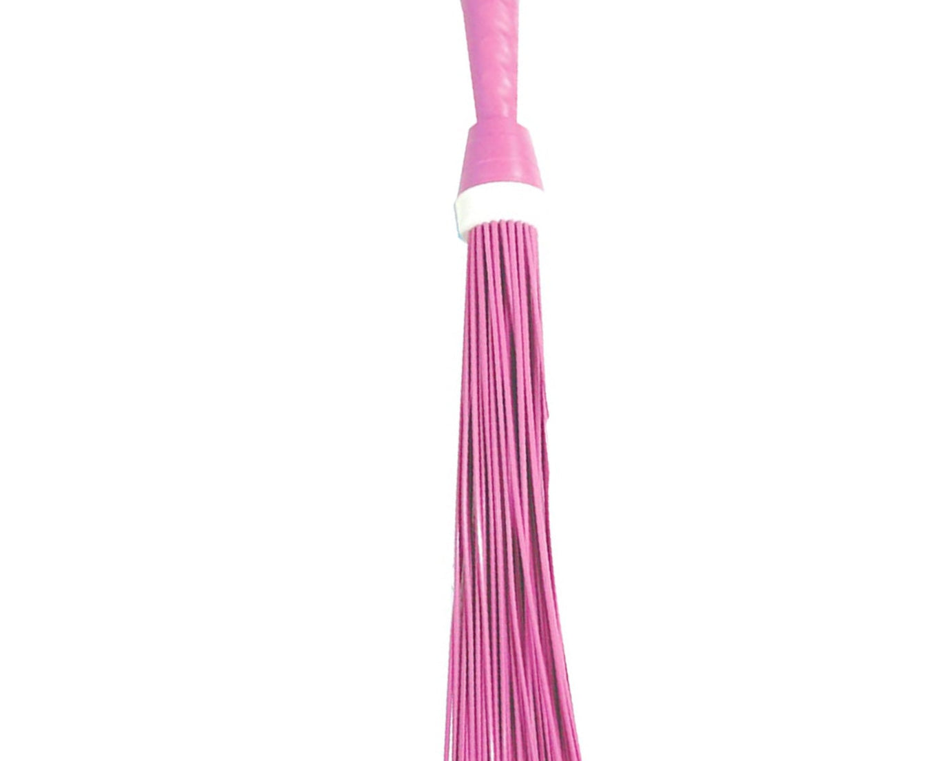 Durable plastic broom suitable for wet and dry floor cleaning.
