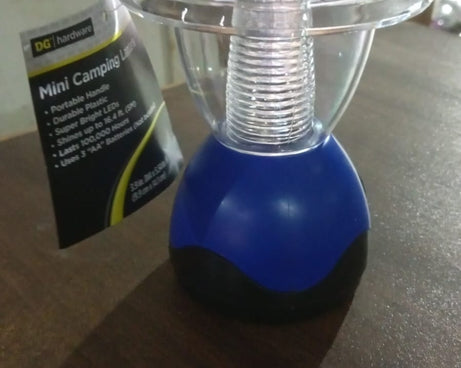 Mini Camping Lanterns, White Light, Battery operated Light (Battery Not Included)