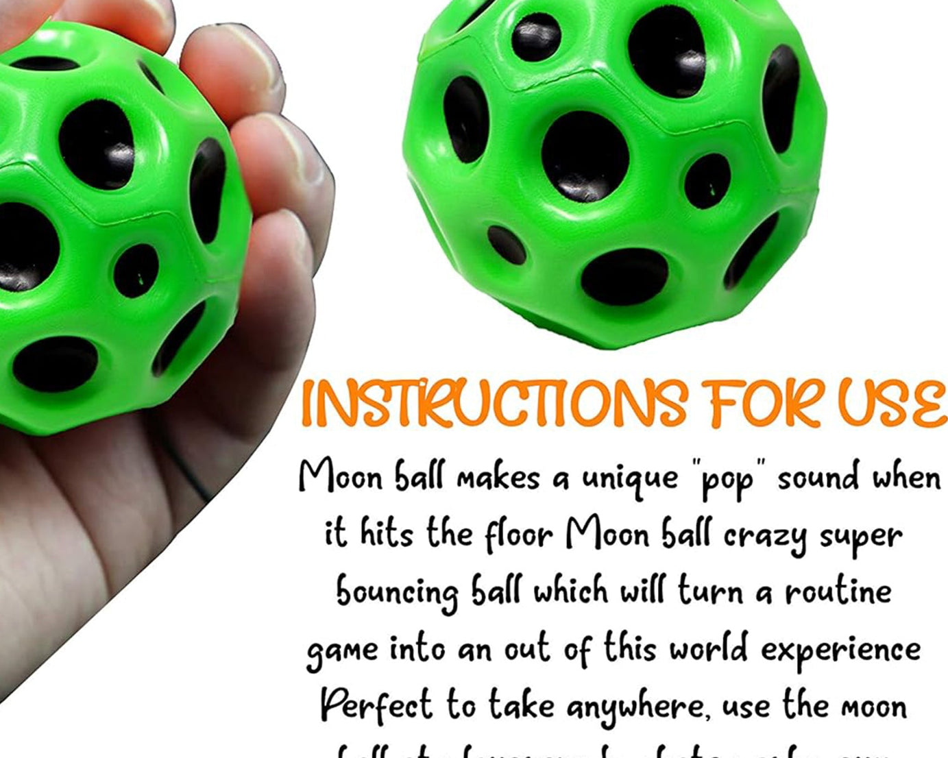 Rubber Super Bouncy Coral Star Anti Stress Ball Multicolor (1 Pc)